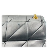 Jamie Shoulder Bag Medium Black in Lambskin, Gold hardware