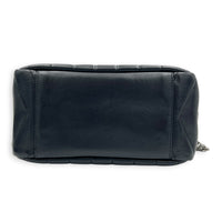LouLou Camera Bag Small Noir in Lambskin, Silver hardware