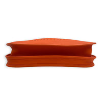 Evelyne III 29 Orange Crossbody Bag in Clemence, Palladium hardware