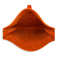 Evelyne III 29 Orange Crossbody Bag in Clemence, Palladium hardware