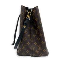 NeoNoe Bucket Bag MM Brown in Monogram Coated Canvas, Gold hardware