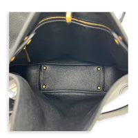 Bel Air Shoulder Bag Small Black in Calfskin, Gold hardware