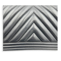 Boy Medium Black Shoulder Bag in Calfskin, Ruthenium hardware