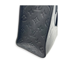 OnTheGo Top Handle Bag PM Black in Empreinte Leather