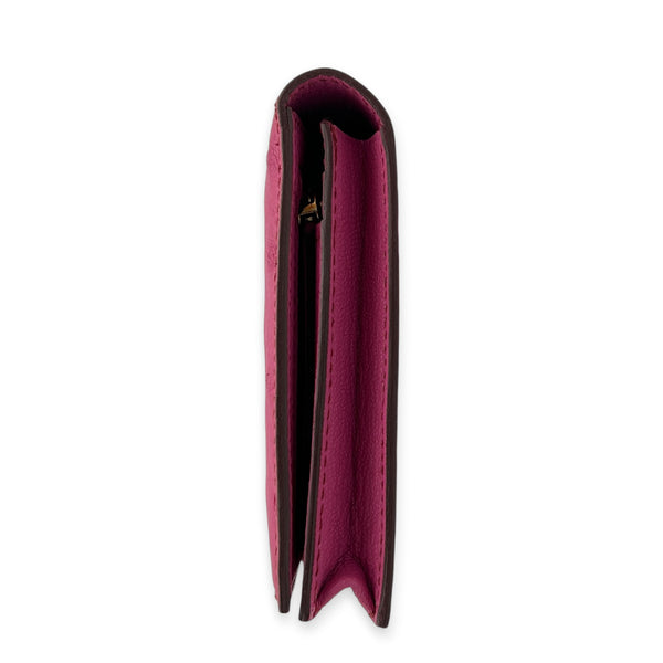 Bearn Pink in Ostrich, Gold hardware