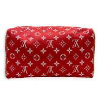 Speedy P9 Top Handle Bag 30 Rouge, Gold hardware